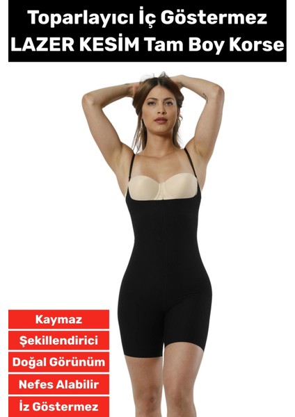 Özel Üretim Iz Iç Göstermez Kaymaz Şekillendirici Lazer Kesim Tam Boy Korse