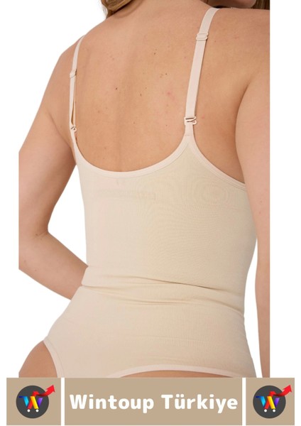 Özel Üretim Iz Iç Göstermez Kaymaz Toparlayıcı Çıtçıtlı String Body Korse indirimleri