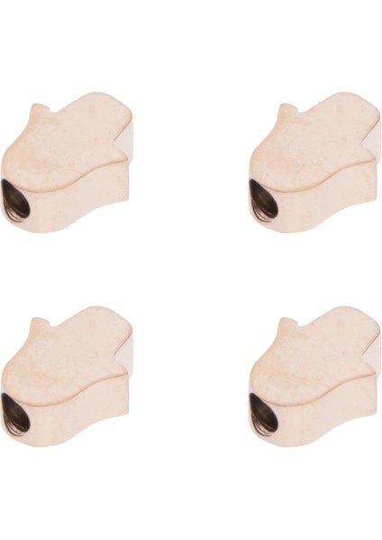 4x Moda El 8X6MM Dıy Takı Bulguları Altı (Yurt Dışından)