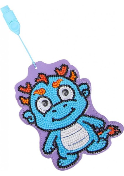 Dıy Elmas Boyama Tam Matkap Özel Şekil Elmas Boyama Kimlik Kartı Kapak Koruyucu Kapak Kartı Tutucu ile -, 14X12CM Dinozor (Yurt Dışından) indirimleri