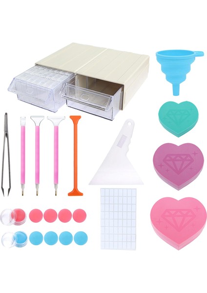 Plastik Tepsi Cımbız Kalemleri Boncuk Depolama Konteyneri Bej (Yurt Dışından) fiyatları