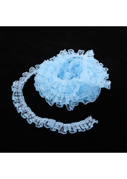 Polyester Dantel Şerit Elastik Dantel Trim 3 Pc (Yurt Dışından)