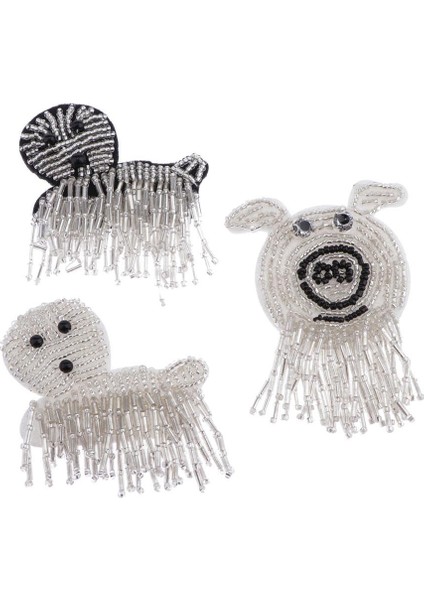 3pcs Hayvan Boncuklar Rhinestone Aplikes Yama Sızdırmazlık Dıy Giyim Dekoru (Yurt Dışından) fiyatları