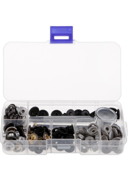 40 Set 4 Renk Metal Snap Darfener Pres Saplama Kiti Deri Çanta Giysileri Için (Yurt Dışından) fiyatları