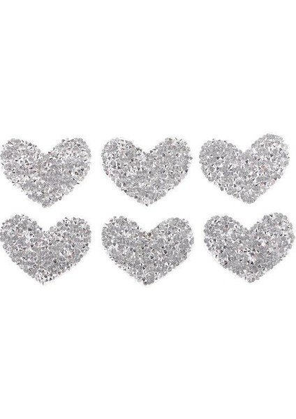 Kristal Aşk Kalp Yaması 4 Pcs (Yurt Dışından)