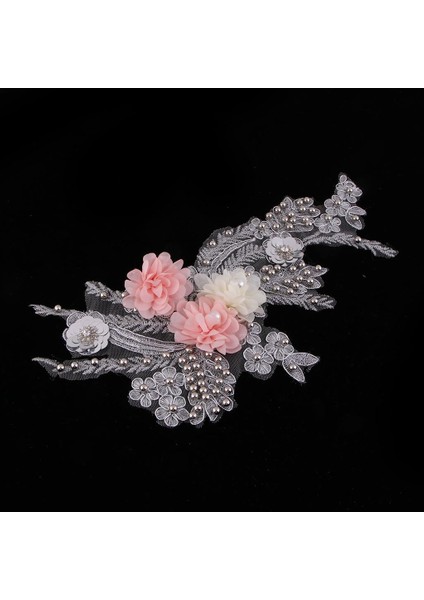 El Yapımı Çiçek Tırnak Boncuk Örgü Dantel Aplike Nakış Yaması Mücevher Için (Yurt Dışından) modelleri