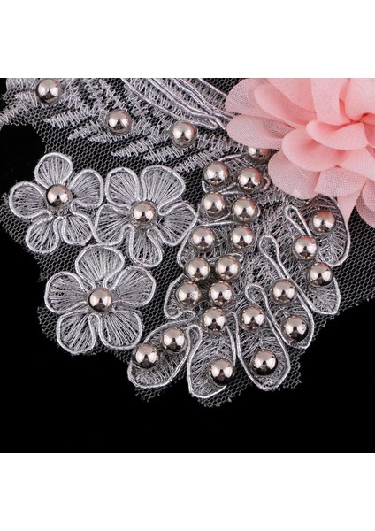 El Yapımı Çiçek Tırnak Boncuk Örgü Dantel Aplike Nakış Yaması Mücevher Için (Yurt Dışından) fırsatları
