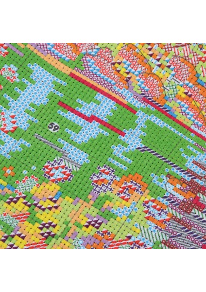 Dıy Çapraz Dikiş Damgalı Kitler Ev Dekoru Renkli Ülke Yazlık Desen Çapraz Dikiş Iğneliği Desen, 11CT, 61 x 75CM 11CT 61X75CM (Yurt Dışından) indirimleri