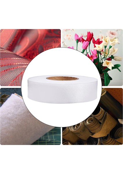 60M Hemming Bant Kumaş Tutkal Dokunma Dikiş Araç Diy Hem Bant Bezi Beyaz 3cm (Yurt Dışından) indirimleri