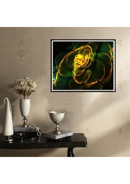 Tam Matkap Çiçek 5d Elmas Nakış Boyama Kiti Diy Craft Sarı (Yurt Dışından) indirimleri