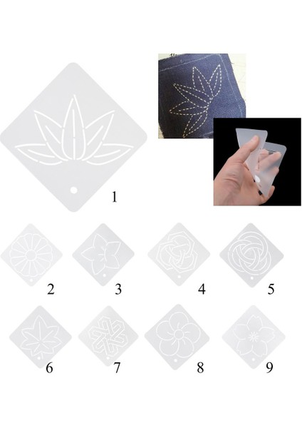 Nakış Şablonları 4 Adet (Yurt Dışından) fiyatları