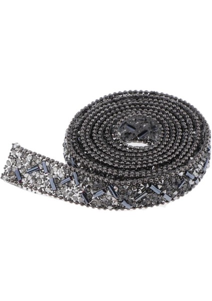 1yd Şerit Sargı Kristal Boncuklu Dikiş Trim Yama Giysisi Torbası Aplike Diy Zanaat Mavi (Yurt Dışından) fırsatları