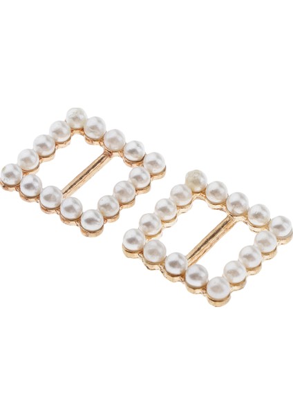 2 Adet Dikdörtgen Ince Boncuklar Düğün Bantları Toka Kaydırıcı Eşarp Klibi (Yurt Dışından) modelleri