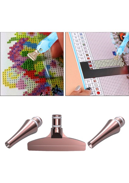 3pcs Dayanıklı Metal Ipucu 5d Kit Tek Plasers Değiştirme Araçları Elmas Boyama Kalemi Yetişkinler Yeni Başlayanlar Yeni Başlayanlar Dikiş Boyama El Sanatları - 22X11MM 35X22MM (Yurt Dışından) fırsatları