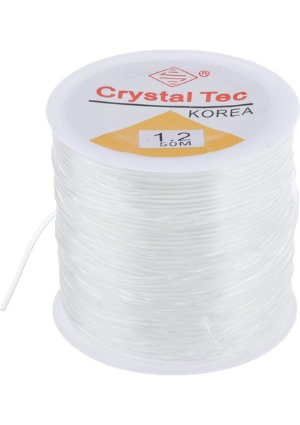 Elastik Streç Boncuk Iplik Kristal Ip Kordon Takı Yapım Bilezik 1.2mm (Yurt Dışından)