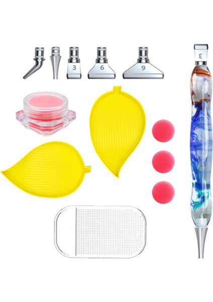 Elmas Boyama Kalemi Diy, Reçine 5d Diy Dıy Elmas Nakış Elmas Boyaları Için Elmas Matnam Kalemi, Çapraz Dikiş ve Tırnak Sanatı - Şeffaf Desen (Yurt Dışından)