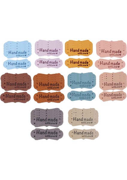 50PCS El Yapımı Etiketler Dıy Şapka Malzemeleri Için Kabartmalı Etiketler (Yurt Dışından)