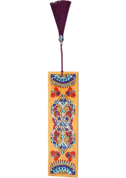Özel Şekilli Elmas Boyama Kiti, Püskül Mandolin Çiçeği ile Yer Imi 5 (Yurt Dışından)