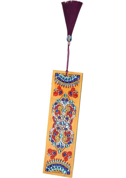 Özel Şekilli Elmas Boyama Kiti, Püskül Mandolin Çiçeği ile Yer Imi 5 (Yurt Dışından)
