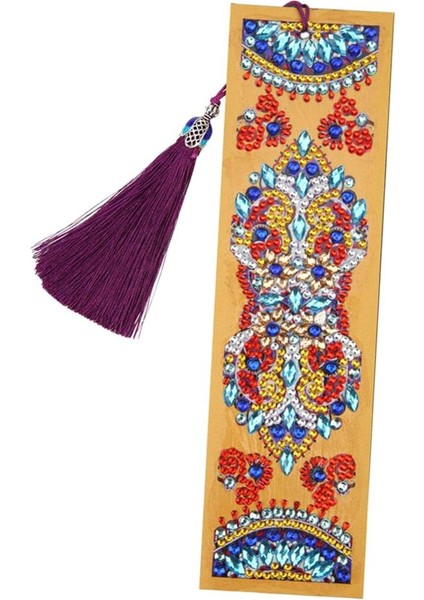 Özel Şekilli Elmas Boyama Kiti, Püskül Mandolin Çiçeği ile Yer Imi 5 (Yurt Dışından)