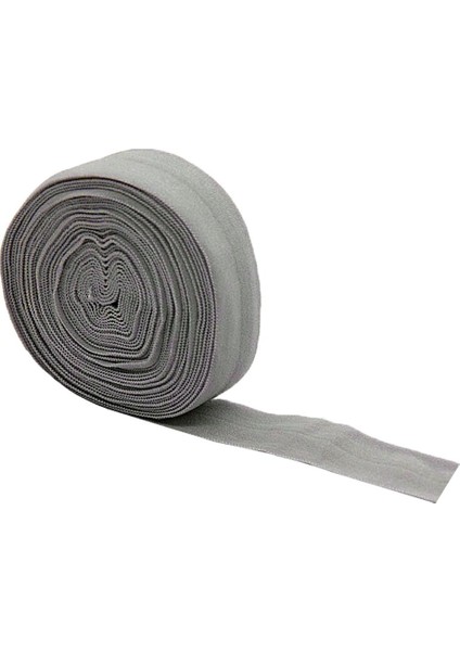 2cm Elastik Düz Önyargı Bağlayıcı Bant Giysileri Dikiş Örgülü Halat 10.9yard Gri (Yurt Dışından)