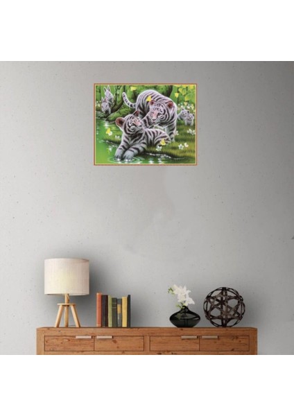 Hayvan Diy 5d Elmas Resim Numaralı Kitler, Kristal Rhinestone Nakış Resimleri Resimler Sanat El Sanatları Ev Duvar Dekoru - Tiger (Yurt Dışından) fiyatları