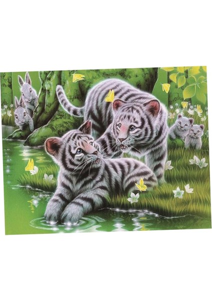 Hayvan Diy 5d Elmas Resim Numaralı Kitler, Kristal Rhinestone Nakış Resimleri Resimler Sanat El Sanatları Ev Duvar Dekoru - Tiger (Yurt Dışından) indirimleri