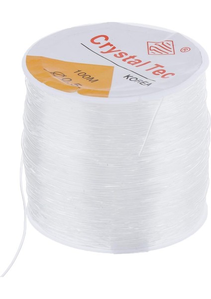 100 Metre/rulo Kristal Elastik Streç Boncuk Iplik Kablosu Ipi Dıy Zanaat 0.5mm (Yurt Dışından) indirimleri