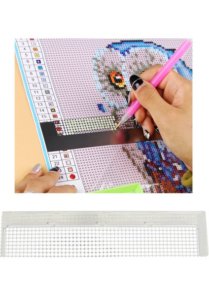 Kare Matkaplar Cetvel 880 408 Elmas Örgü Cetvel 408 Delik (Yurt Dışından)