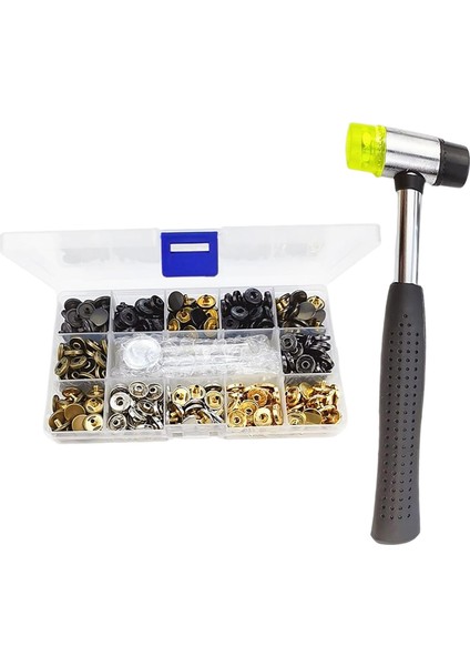 12.5mm Metal Snap Taşıyıcılar Kiti Dıy Snap Taşıyıcılar Ceket Torbası Aracı Için Kitler (Yurt Dışından)