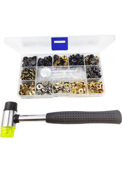 12.5mm Metal Snap Taşıyıcılar Kiti Dıy Snap Taşıyıcılar Ceket Torbası Aracı Için Kitler (Yurt Dışından)