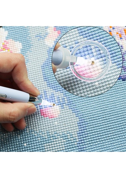 Elmas Boyama 5d Dıy Şarj Edilebilir Parlak Nokta Matkap Kalemi Zanaat Diy Mor (Yurt Dışından) fiyatları