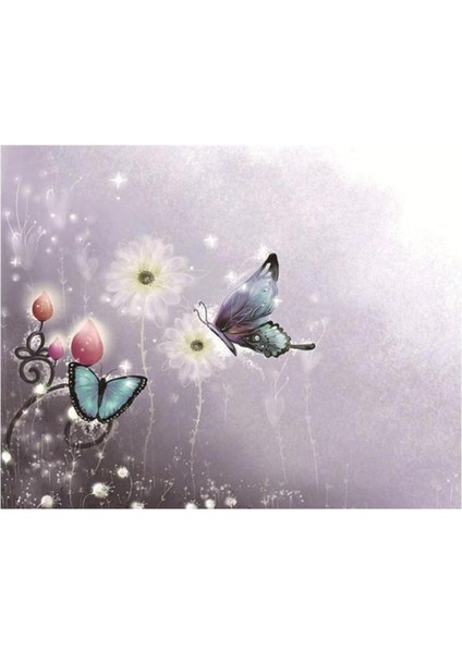 Dıy 5d Pırlanta Boyama Kiti, Tam Matkap Elmas Nakış Rhinestone Çapraz Dikiş Arts Craft Tedarik 30X25CM - Kelebek Çiçeği (Yurt Dışından) fiyatları