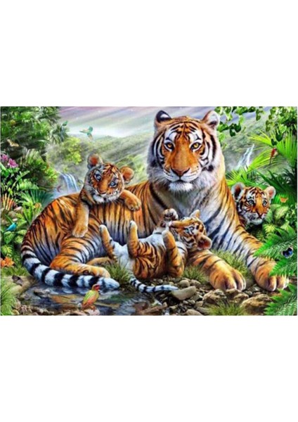 Yetişkinler Numara Kitlerine Göre Boya Tigers 3 (Yurt Dışından)