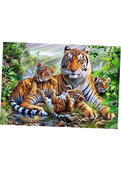 Yetişkinler Numara Kitlerine Göre Boya Tigers 3 (Yurt Dışından)