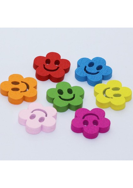 100PCS Sevimli Erik Ahşap Düğmeleri Dıy Dikiş Için 2 Delik 20MM (Yurt Dışından) modelleri