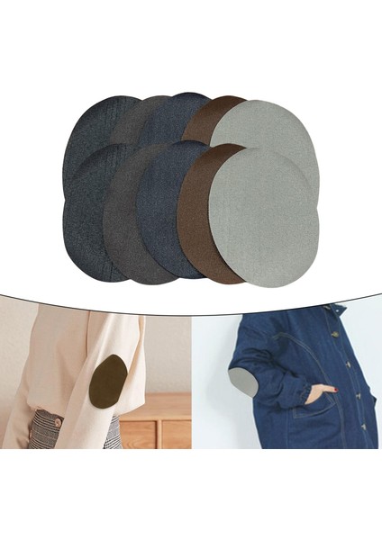10 Parça Dıy Sahte Deri Yamalar Aplike Oval Çıkartmalar Giysi Için Onarım Yaması Kot Pantolon Dikiş Dirsek Diz Yamaları Çanta (Yurt Dışından) fırsatları