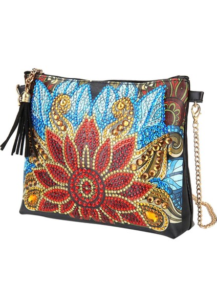 Yaratıcı Özel Şekilli Elmas Boyama Çapraz Bag Mandolin Çiçeği (Yurt Dışından) fiyatları