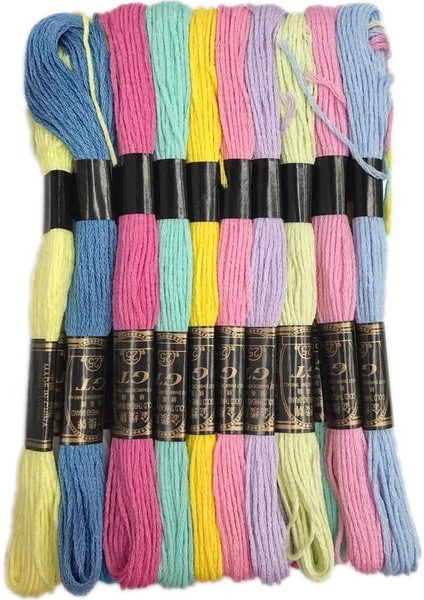 20 Adet Skeins Nakış Ipliği /örgü /zanaat Dikişi (Yurt Dışından) modelleri