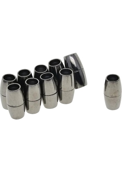 10 6mm Bilezik Kolye Varil Klipsler Takı Yapımı 15X8MM (Yurt Dışından)