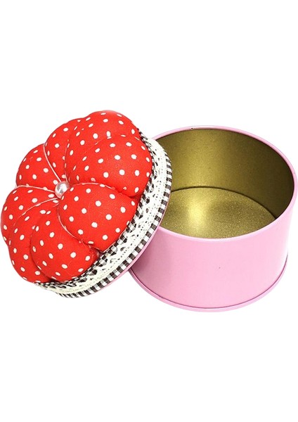 Pumpkin Pim Yastık Yastık Pinkusion ile Saklama Kutusu Organizatör Dikiş Kırmızı (Yurt Dışından) fırsatları