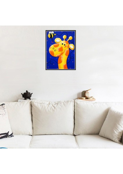 Dıy 5d Elmas Nakış Diamont Boyama Çapraz Dikiş Kitleri Hayvan Desen, Dıy 5d Rhinestone Resim, Oda Dekorasyonu -, 38X30CM Zürafa (Yurt Dışından) fiyatları