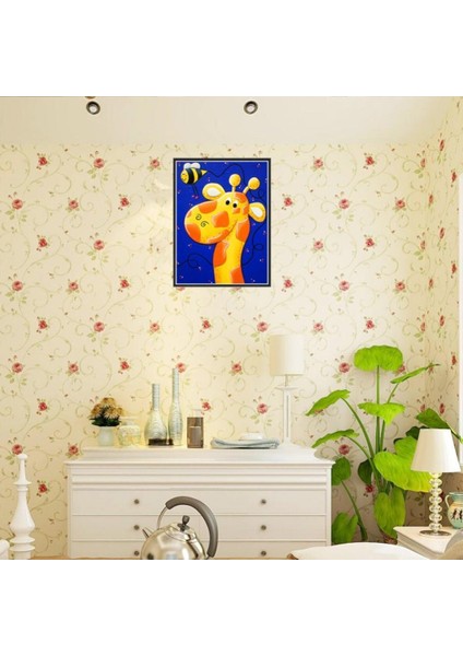 Dıy 5d Elmas Nakış Diamont Boyama Çapraz Dikiş Kitleri Hayvan Desen, Dıy 5d Rhinestone Resim, Oda Dekorasyonu -, 38X30CM Zürafa (Yurt Dışından) indirimleri