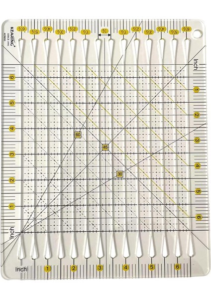 Şeffaf Patchwork Yorgan Cetvel Terzi Dikiş Malzemeleri Bez Kesim (Yurt Dışından) fiyatları