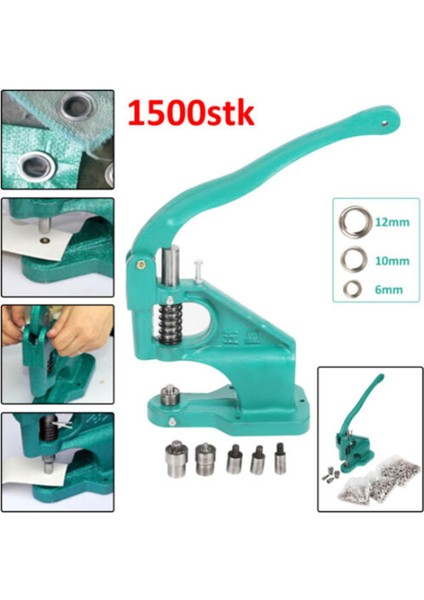 Grommet Yüzel Makinesi Dikiş Aracı Düzelticisi Kalıp Seti Presleme (Yurt Dışından) fiyatları