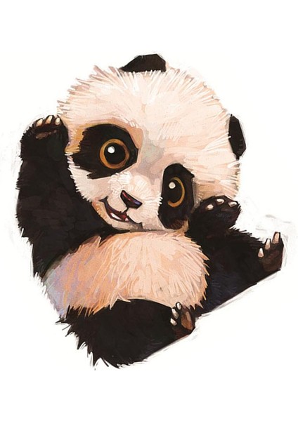 Dıy Elmas Boyama Rhinestone Nakış Kitleri Dikiş Çapraz Dikiş - Panda (Yurt Dışından)