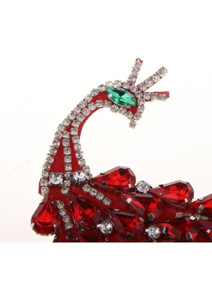 2 Adet Kristal Rhinestone Tavus Kuşu Kıyafetler Için Giysiler Için Demir Yamaları Aplikler (Yurt Dışından) indirimleri