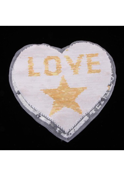 Kalp Love Iron-On Yama Demir-On Motif Yama Uygulaması Çift Taraflı, Dikiş Veya (Yurt Dışından) modelleri