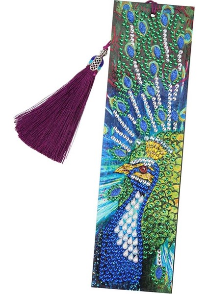 Özel Şekilli Elmas Boyama Kiti Bookmark ile Tassel Peacock 3 (Yurt Dışından) indirimleri