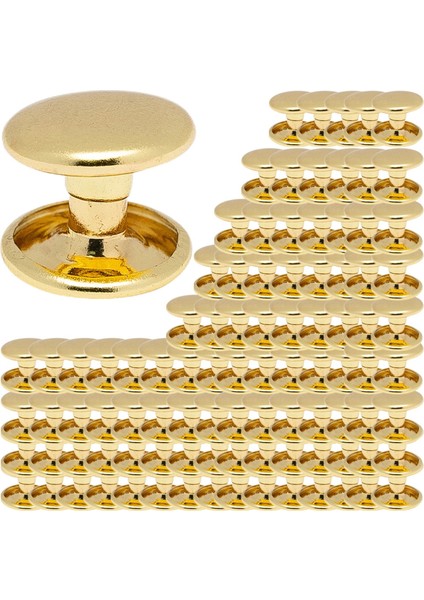 100X Saf Pirinç Vidalı Perçinler Yuvarlak Düz Kemer Çantası Tırnak Bidoback Perçinleri 6X6MM (Yurt Dışından) modelleri